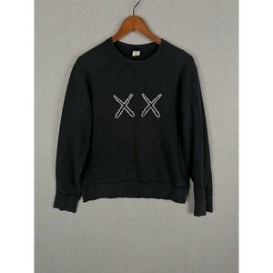 Uniqlo Kaws x Sesame Street Embroidered Pullover Crewneck Sweatshirt Sz S Cotton